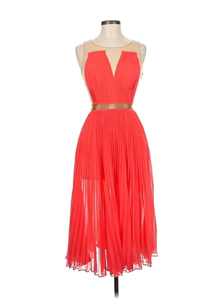 Pre-owned Three Floor Cocktail Dress In Red