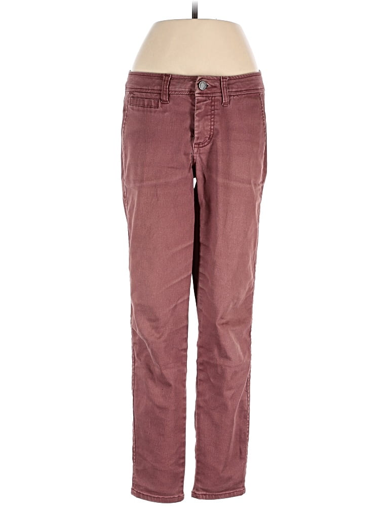 Pre-owned Market & Spruce Casual Pants In Burgundy