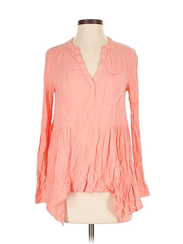 MAEVE Pre-owned Long Sleeve Blouse In Pink