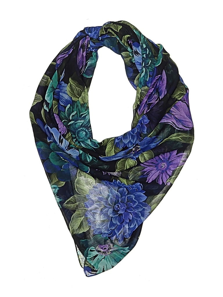 Pre-owned Assorted Brands Scarf In Black