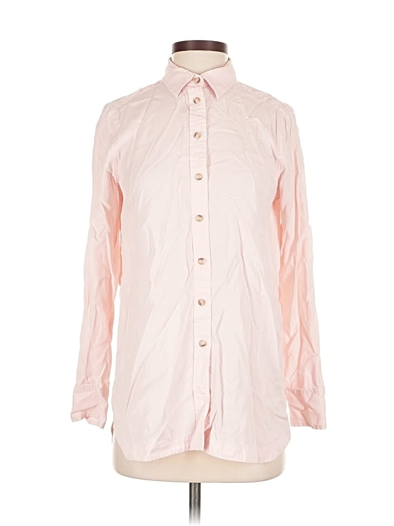 Pre-owned Banana Republic Long Sleeve Button Down Shirt In Pink