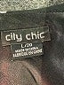 City Chic 100% Polyester Print Black Casual Dress Size 20 - photo 6