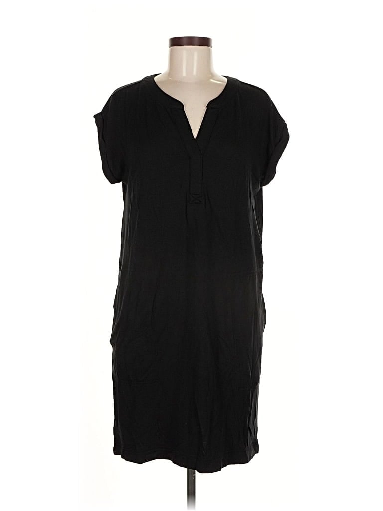Pre-owned Lou & Grey Casual Dress In Black