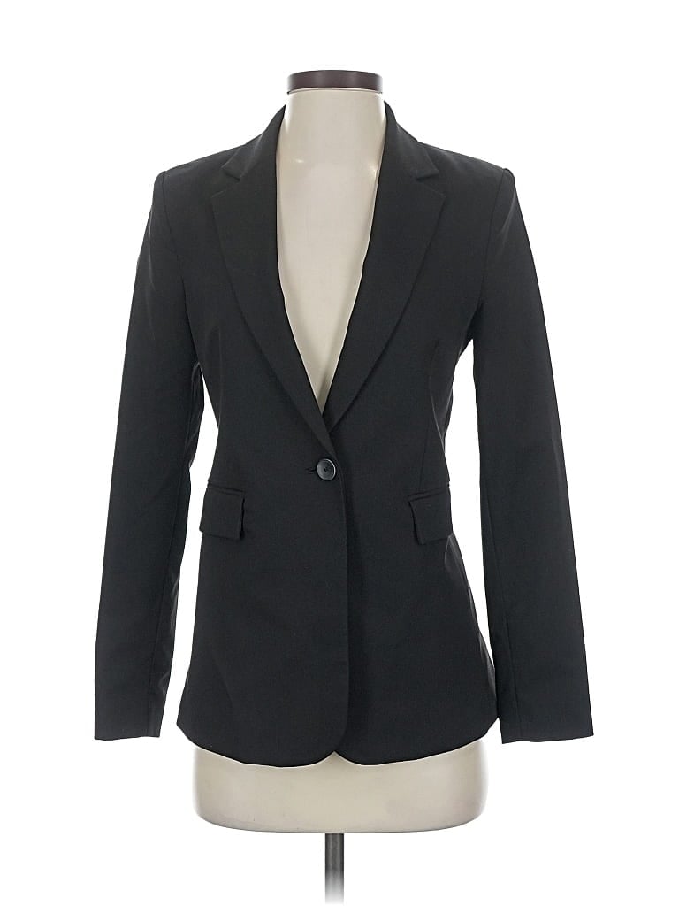 Pre-owned Mng Blazer Jacket In Black