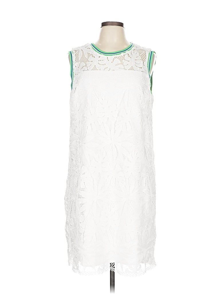 Pre-owned Corey Lynn Calter Cocktail Dress In White