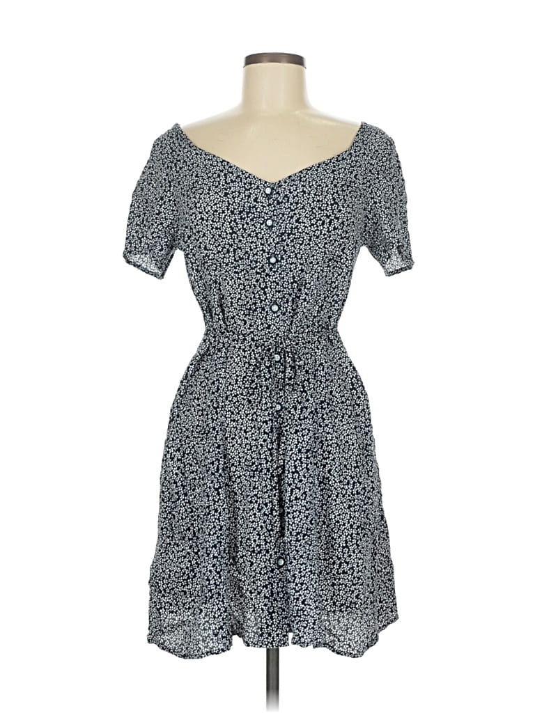 Pre-owned Mng Casual Dress In Gray