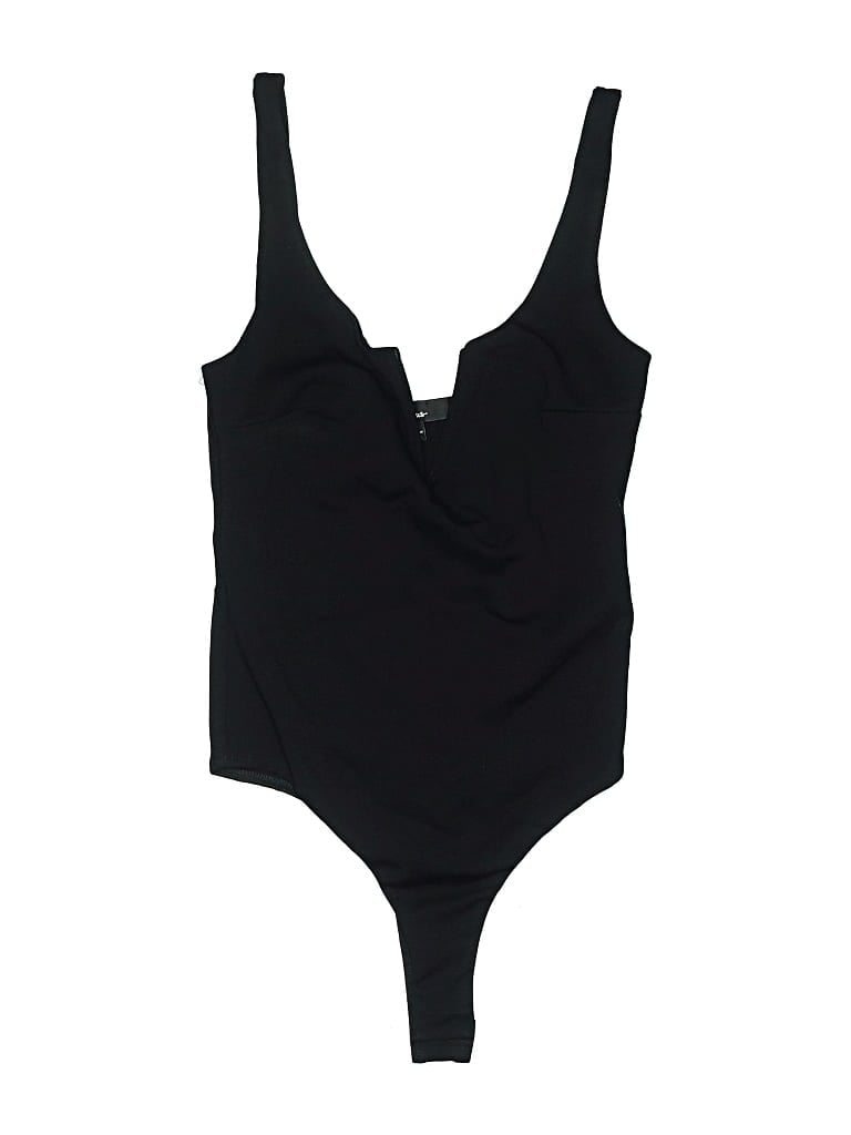 LULUS Pre-owned Bodysuit In Black