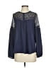 Heartloom 100% Polyester Blue Long Sleeve Blouse Size S - photo 1