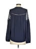 Heartloom 100% Polyester Blue Long Sleeve Blouse Size S - photo 2