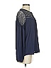 Heartloom 100% Polyester Blue Long Sleeve Blouse Size S - photo 4