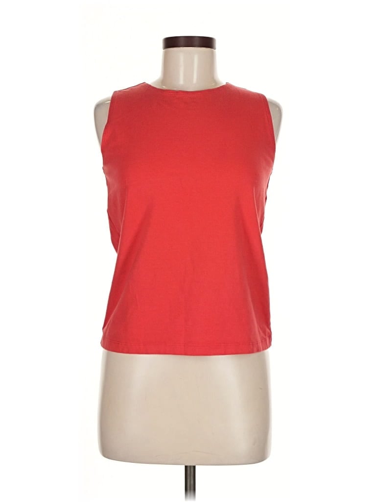 Pre-owned Cut Loose Sleeveless T-shirt In Red