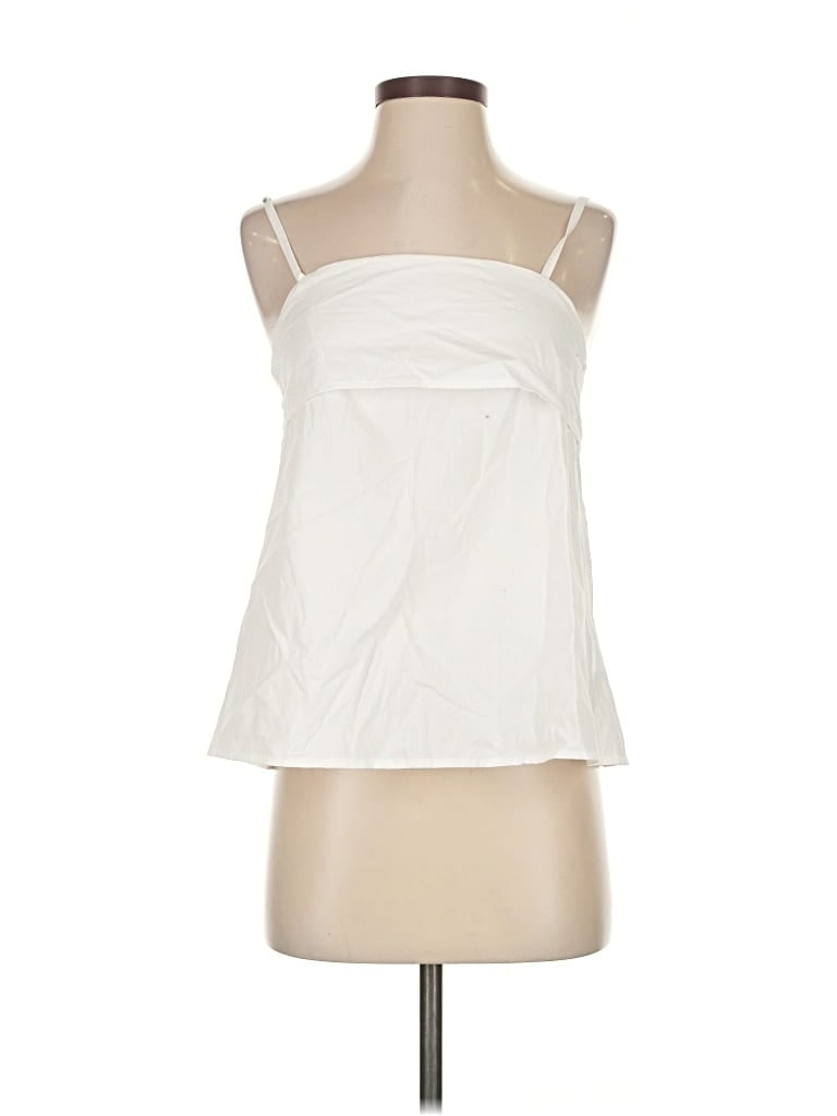 Pre-owned Divided By H&m Sleeveless Blouse In White
