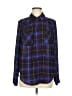 Torrid 100% Polyester Plaid Blue Long Sleeve Blouse Size Med Plus (00) - photo 1