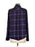 Torrid 100% Polyester Plaid Blue Long Sleeve Blouse Size Med Plus (00) - photo 2