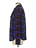 Torrid 100% Polyester Plaid Blue Long Sleeve Blouse Size Med Plus (00) - photo 5