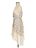 BCBGeneration 100% Polyester Paisley Tan Cocktail Dress Size XXS - photo 5
