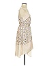 BCBGeneration 100% Polyester Paisley Tan Cocktail Dress Size XXS - photo 4