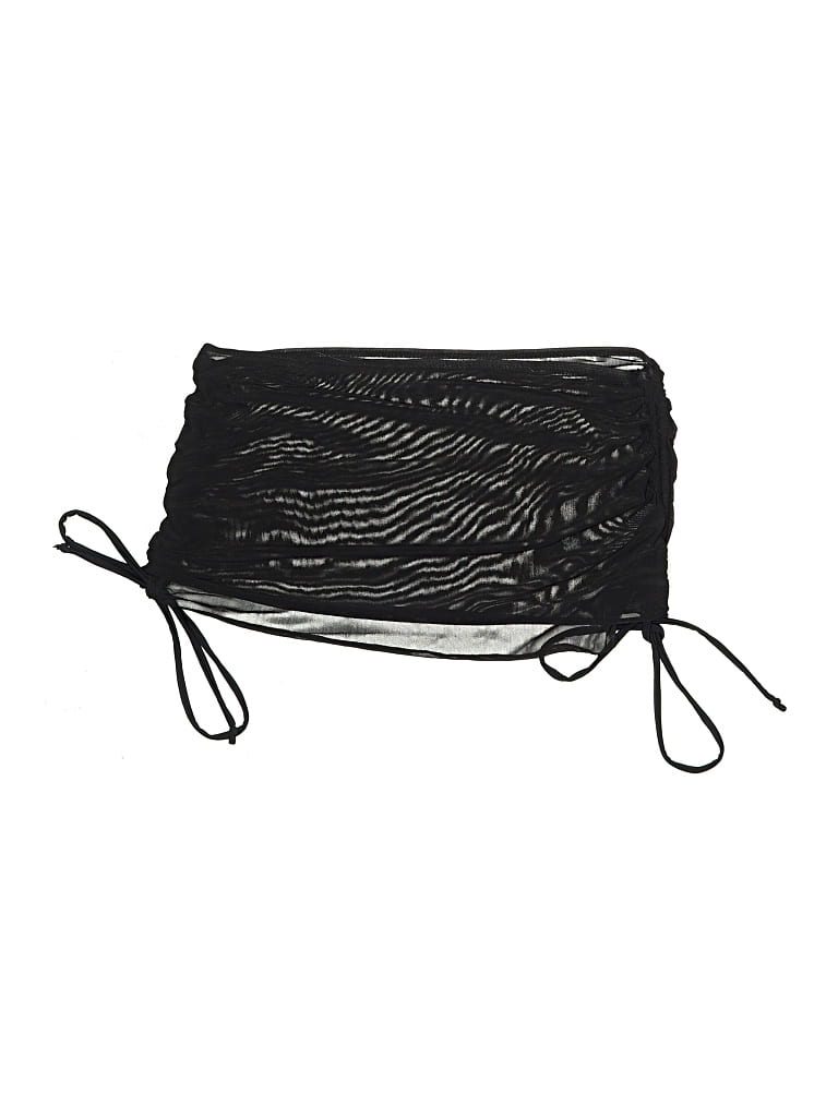 Pre-owned Unbranded Swimsuit Top Black Swimwear