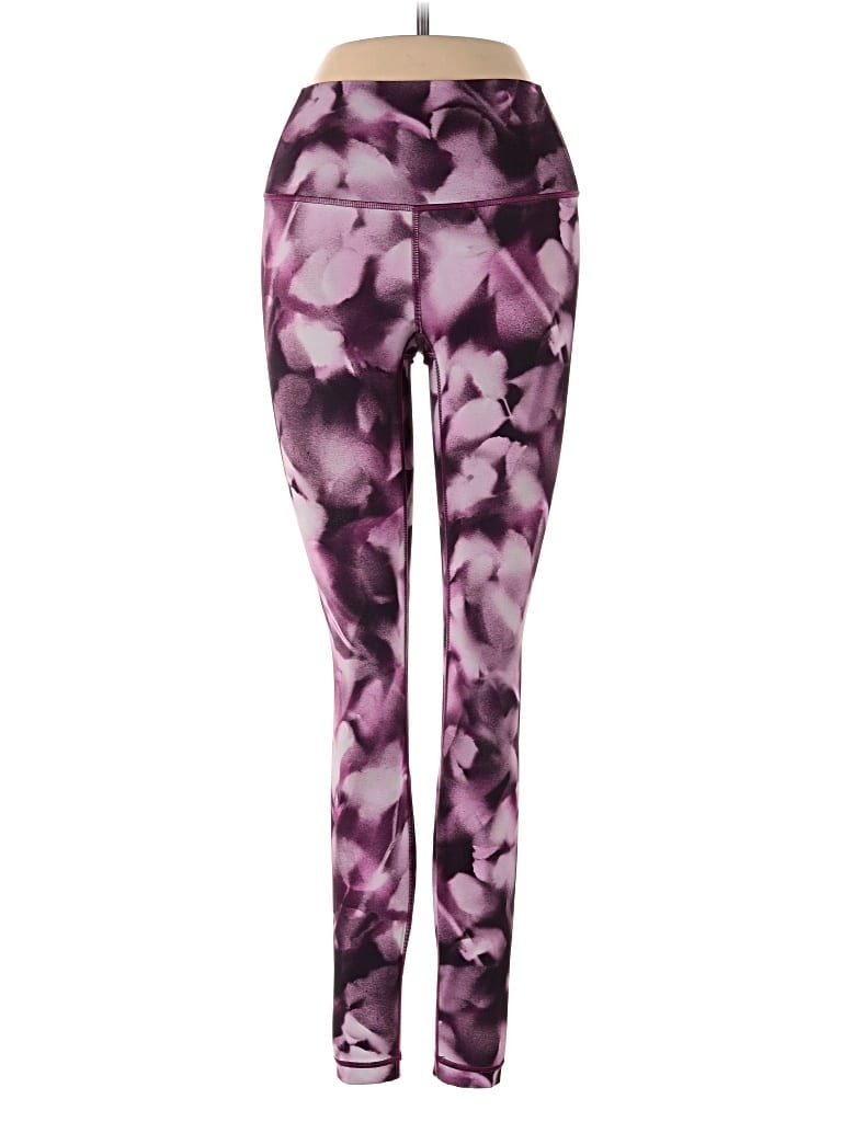 Pre-owned Lululemon Athletica Active Pants In Purple