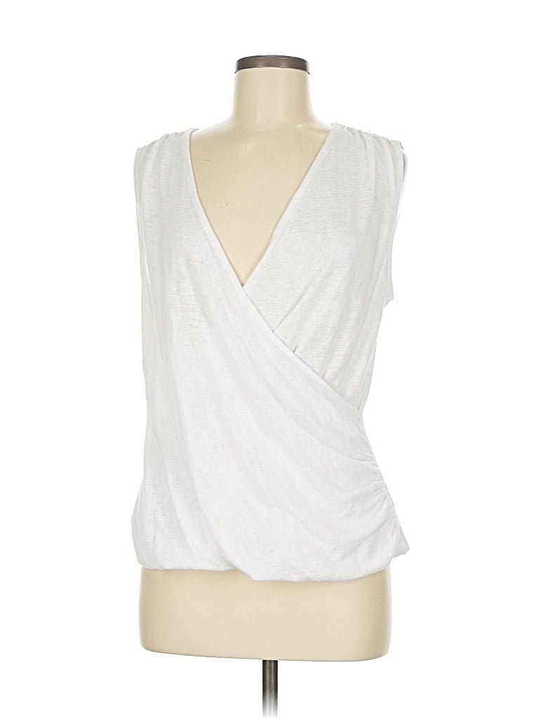 Pre-owned Athleta Sleeveless Blouse In Silver