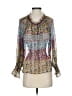Beltaine 100% Polyester Yellow Long Sleeve Blouse Size S - photo 1