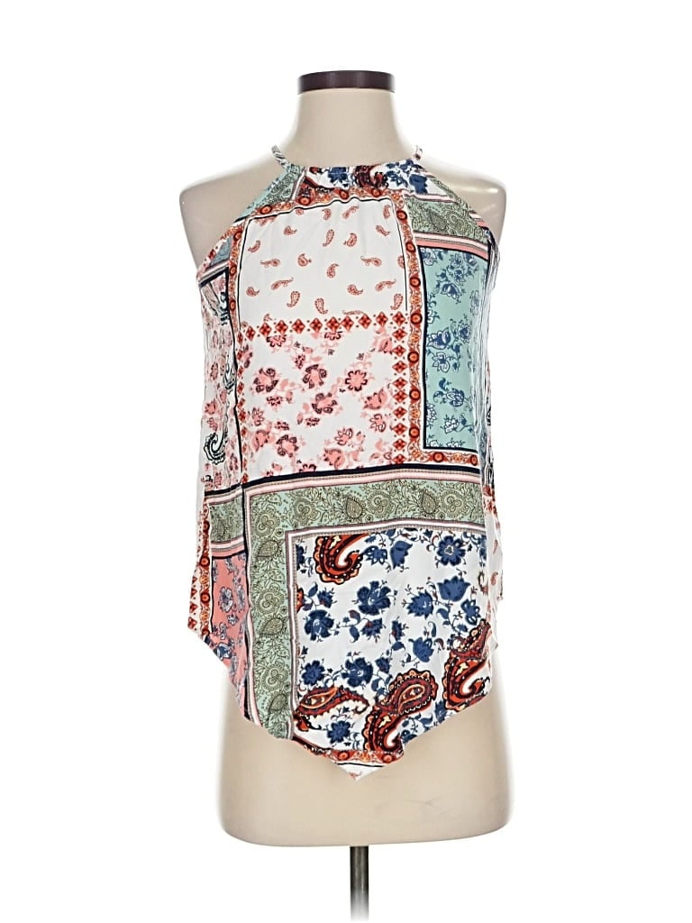 Pre-owned Maurices Sleeveless Blouse In White