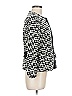 Akris Punto Houndstooth Ivory Black Jacket Size 8 - photo 4