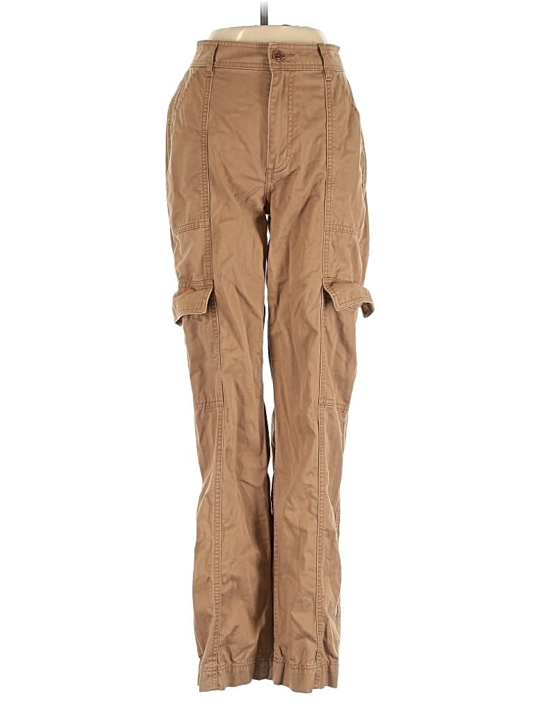 Pre-owned Abercrombie & Fitch Cargo Pants In Brown