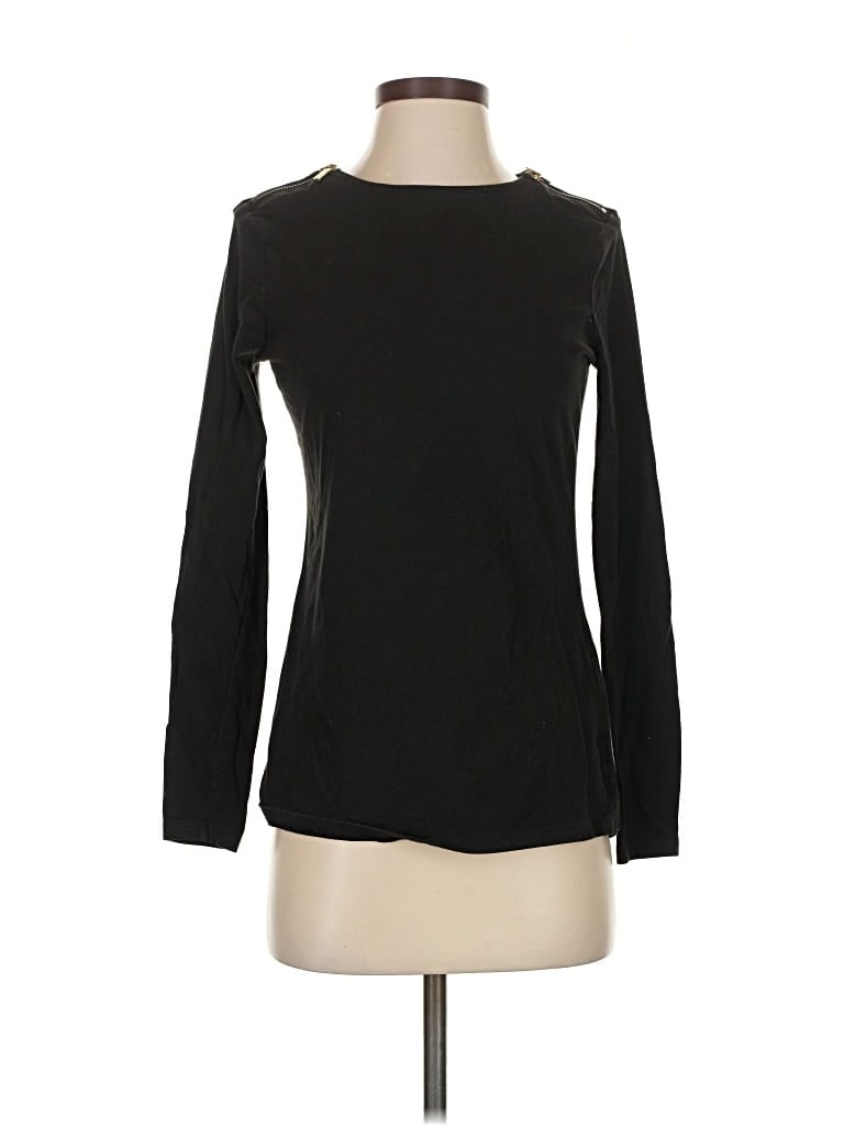 Pre-owned Michael Michael Kors Long Sleeve T-shirt In Black