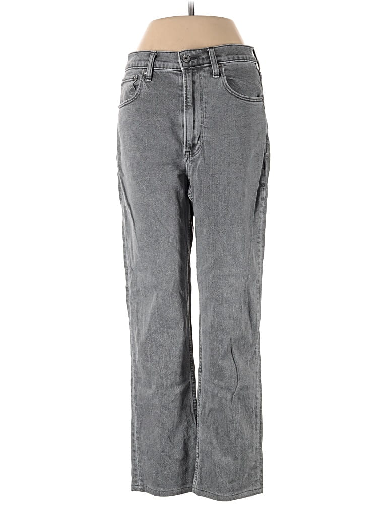 Pre-owned Abercrombie & Fitch Jeans In Gray