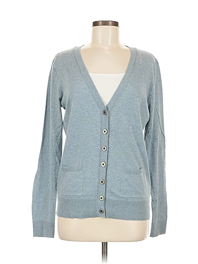 Pre-owned Cabi Long Sleeve Top Blue Sweetheart Neckline Tops