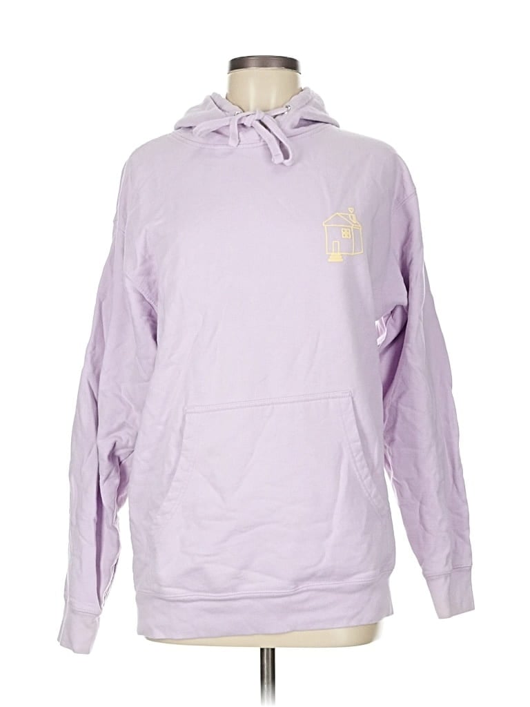 Pre-owned Assorted Brands Pullover Hoodie In Purple