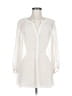Max Studio 100% Polyester Ivory Orange Long Sleeve Blouse Size M (estimated) - photo 1