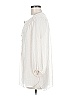 Max Studio 100% Polyester Ivory Orange Long Sleeve Blouse Size M (estimated) - photo 5