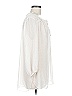 Max Studio 100% Polyester Ivory Orange Long Sleeve Blouse Size M (estimated) - photo 4