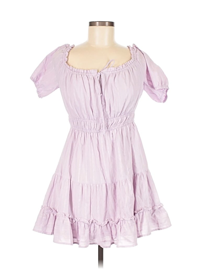 Click to view more detailed imagery on our partner's website Pre-owned Lost + Wander Casual Dress In Purple