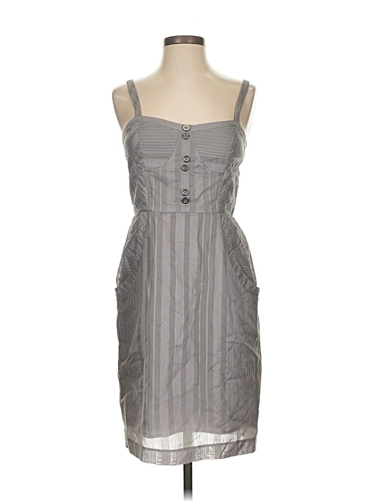 Pre-owned Walter Casual Dress In Gray