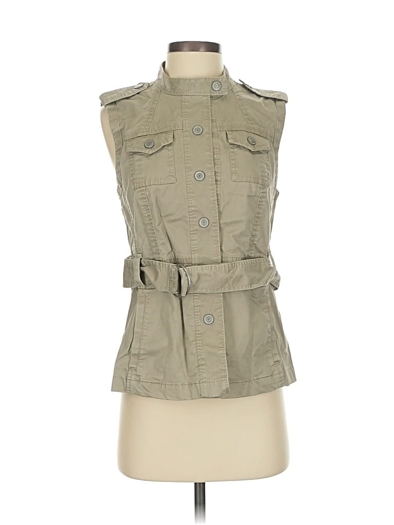 ANN TAYLOR Pre-owned Vest In Green
