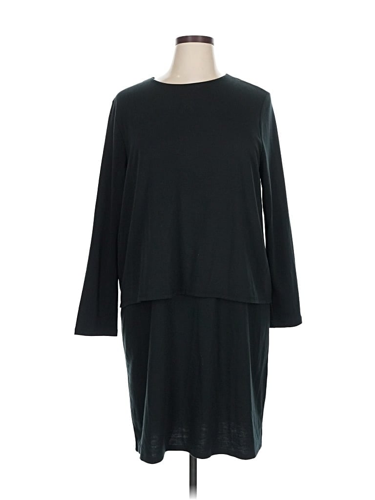 Pre-owned Purejill Casual Dress In Black