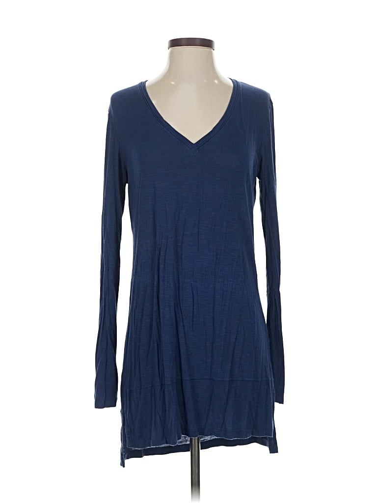 PURE AND GOOD Pre-owned Long Sleeve T-shirt In Blue