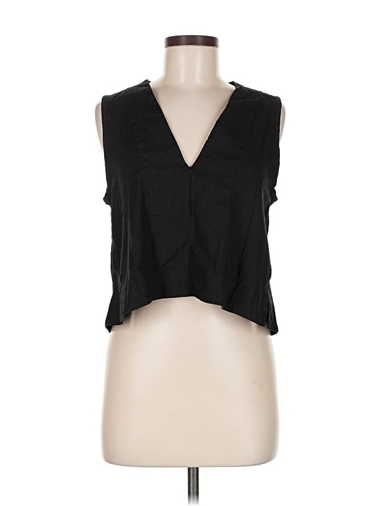 Pre-owned Sweaty Betty Sleeveless Blouse In Black