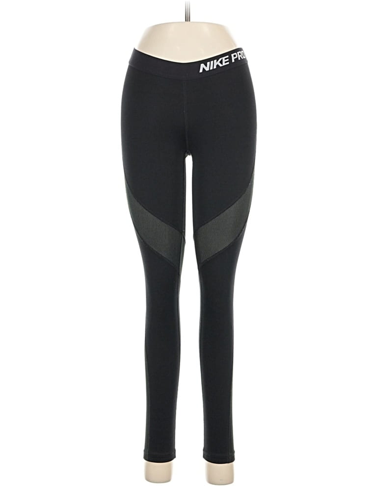 Pre-owned Nike Active Pants In Black