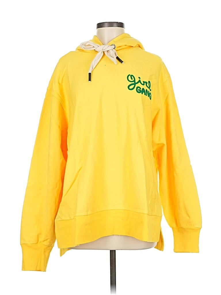 Sandrine Rose Pullover Hoodie In Yellow