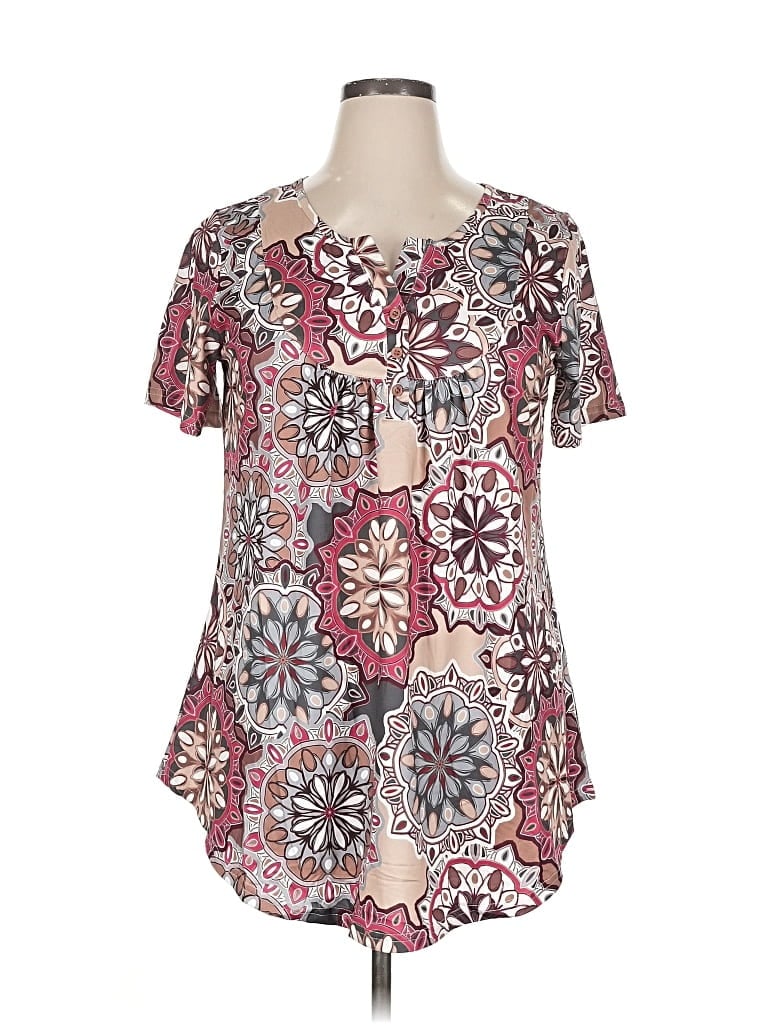 Halife Casual Dress In Burgundy