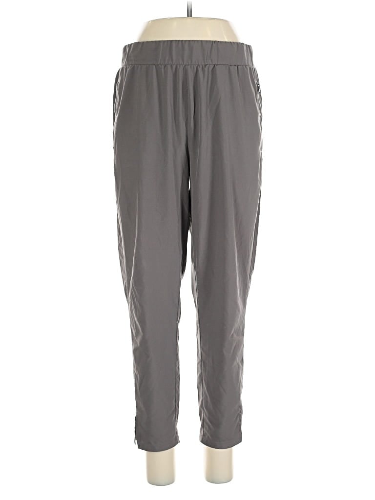 Pre-owned Z By Zella Track Pants In Gray