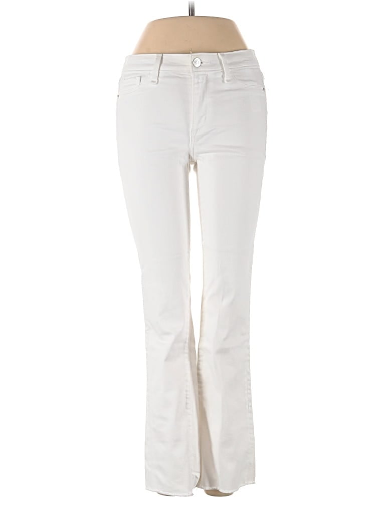 Pre-owned Abercrombie & Fitch Jeans In White