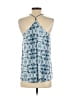 One September Blue Sleeveless Blouse Size S - photo 2