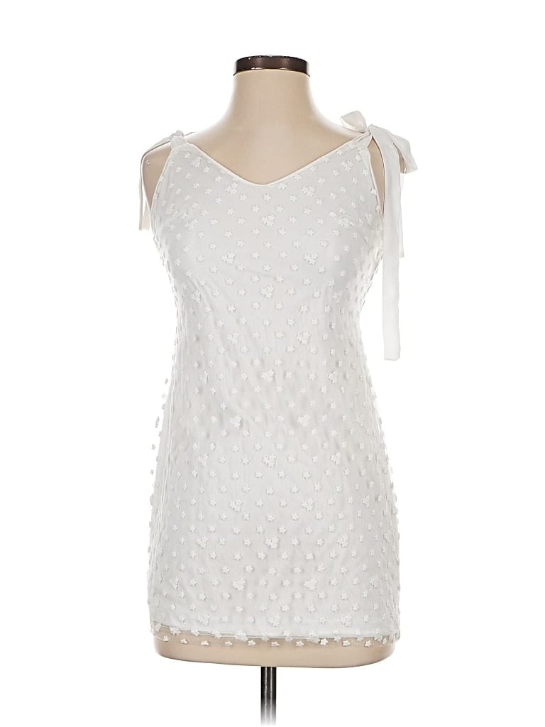 Pre-owned Mi Ami Cocktail Dress In White