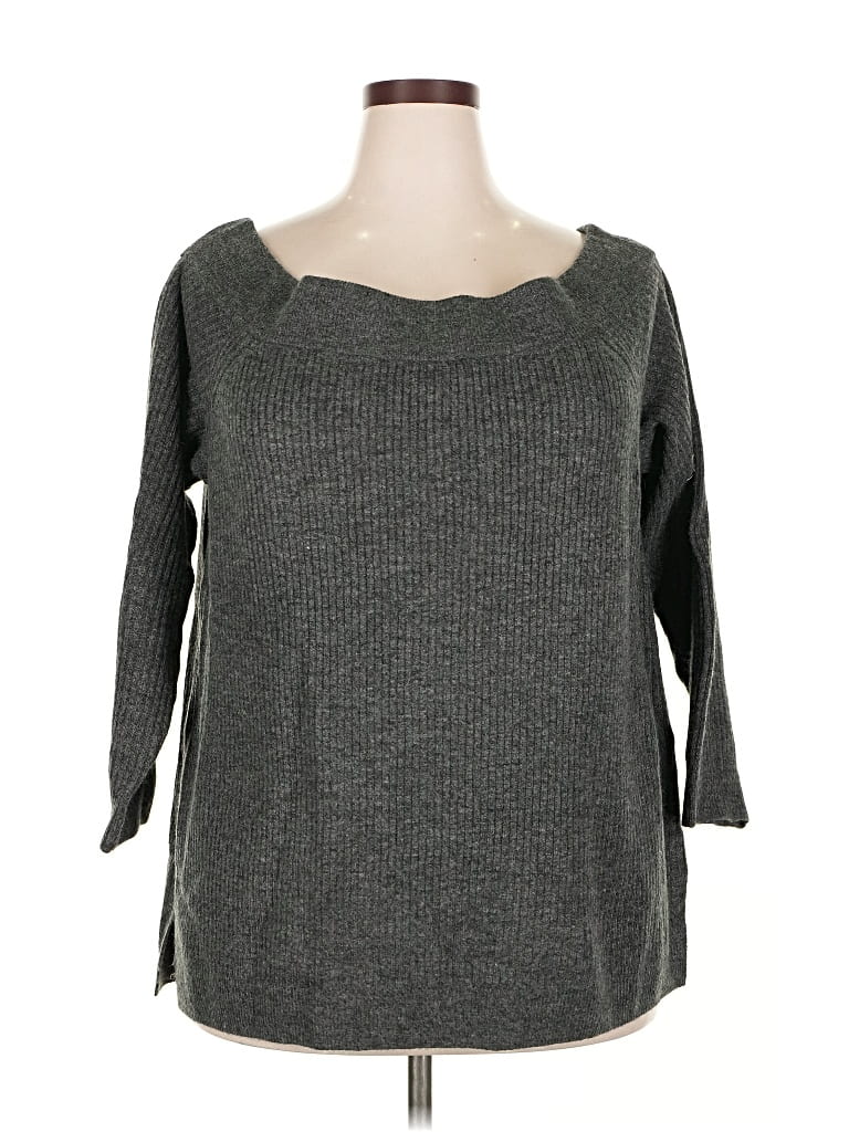 Lane Bryant Pullover Sweater In Gray