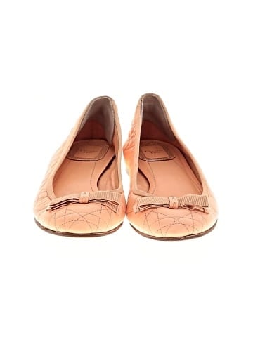 Christian Dior Calfskin Cannage Quilted Flats (view 2)
